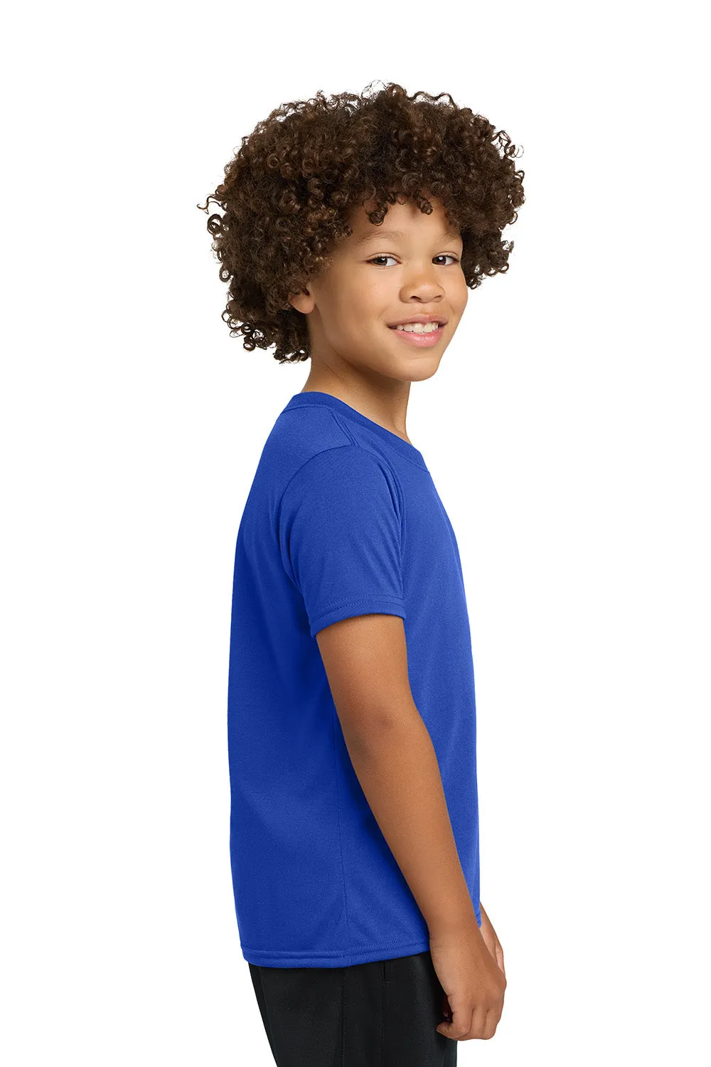 Gildan Youth Performance Jersey Moisture Wicking Short Sleeve Crewneck T-Shirt - Royal Blue