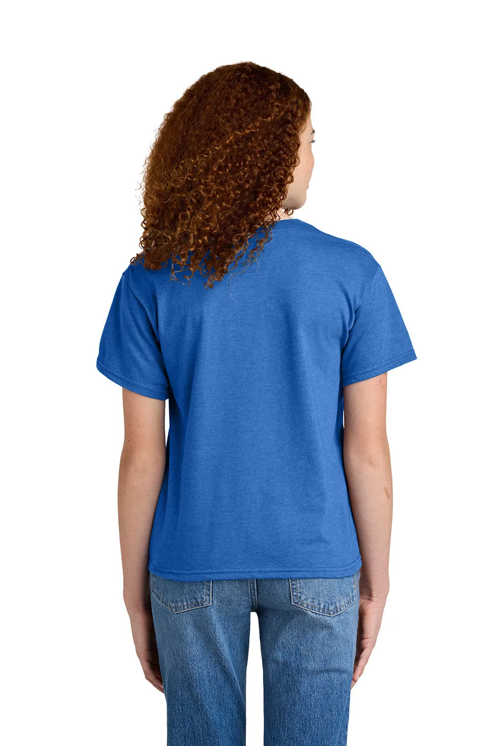 Gildan Youth Softstyle CVC Short Sleeve Crewneck T-Shirt - Royal Blue Mist
