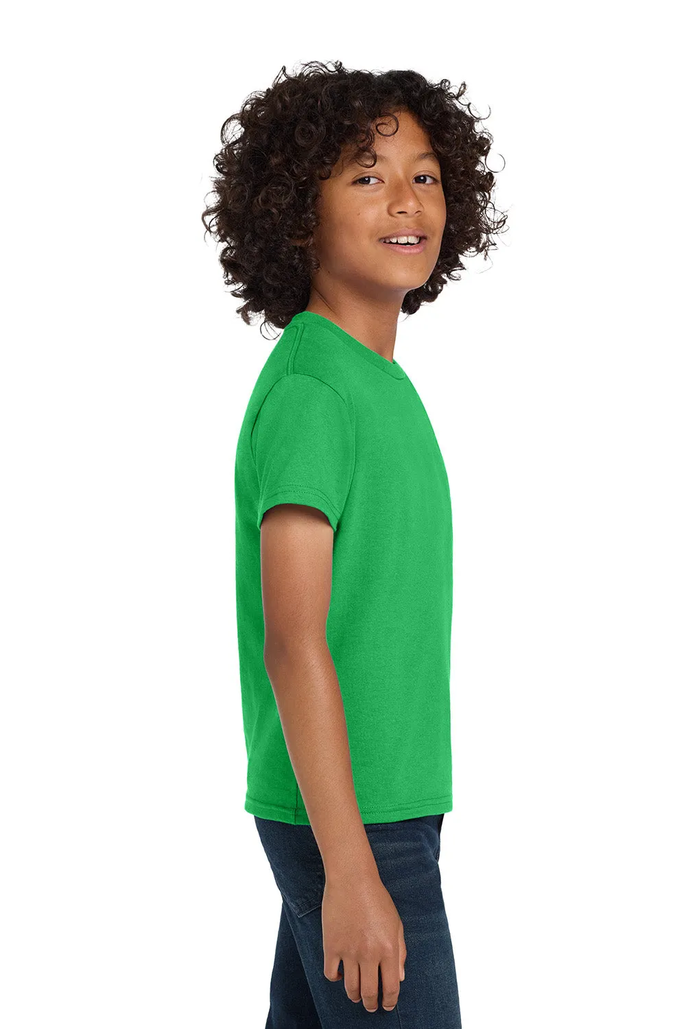 Hanes Youth ComfortSoft Short Sleeve Crewneck T-Shirt - Kelly Green