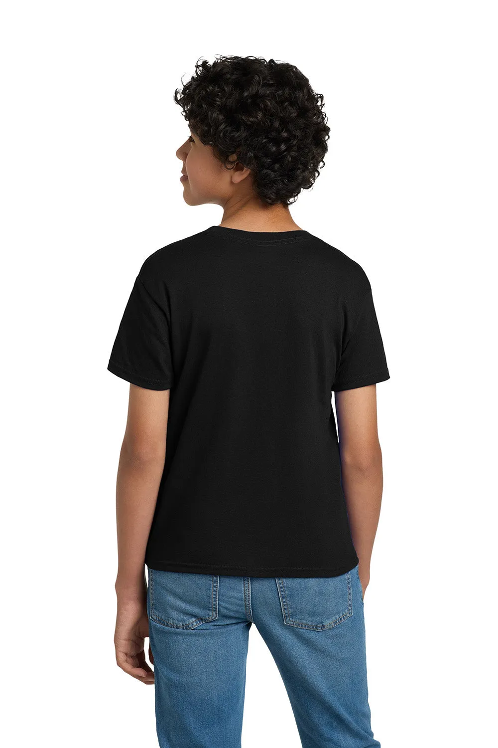 Hanes Youth EcoSmart Short Sleeve Crewneck T-Shirt - Black