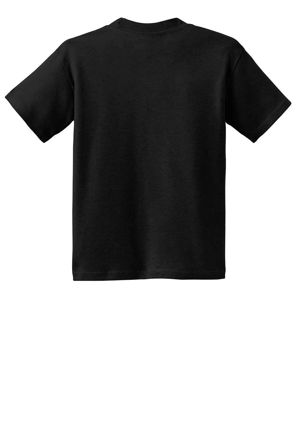 Hanes Youth EcoSmart Short Sleeve Crewneck T-Shirt - Black