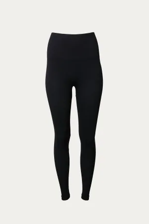 High-Rise Stretch-Jersey Leggings In Black