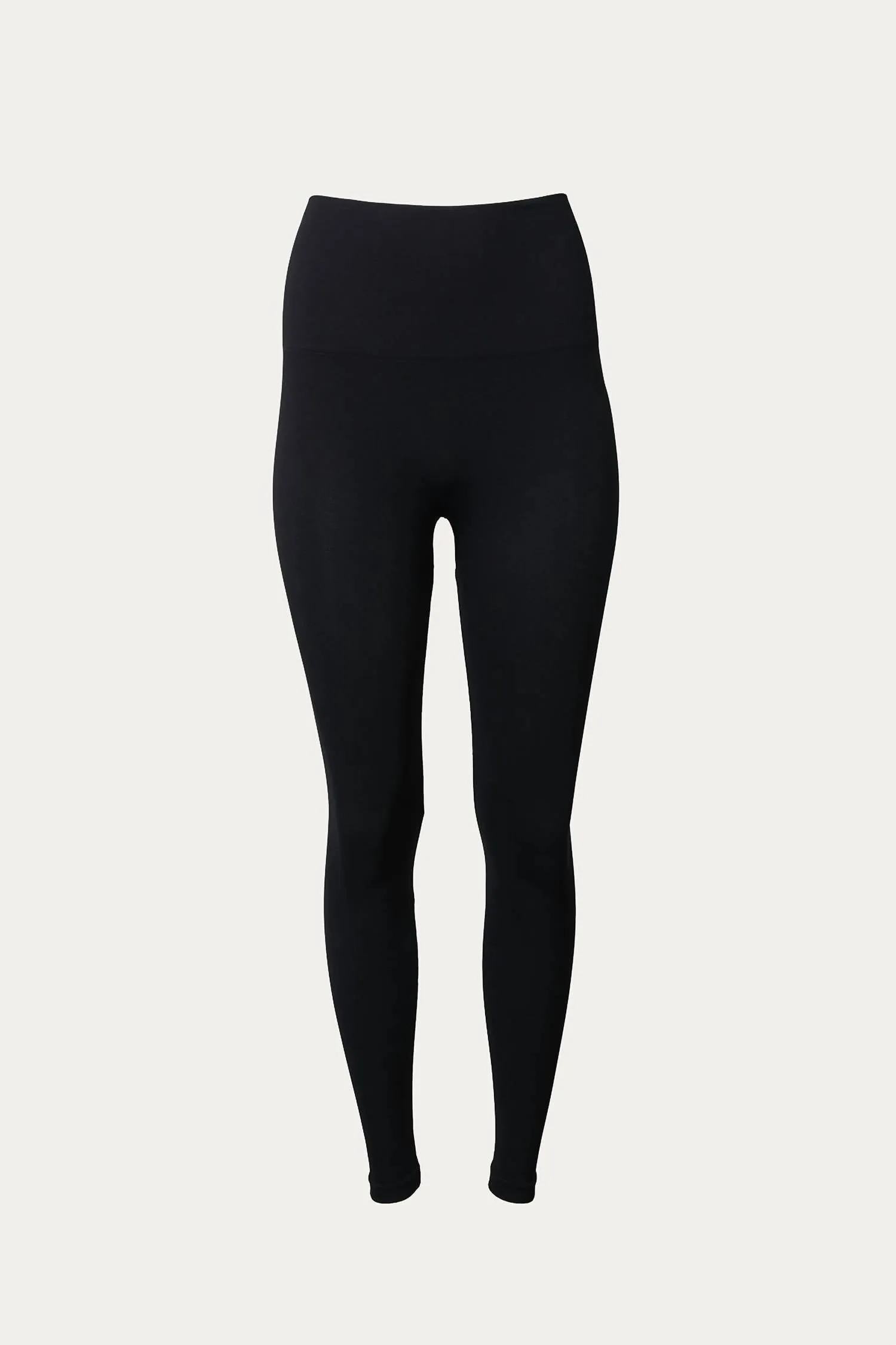 High-Rise Stretch-Jersey Leggings In Black