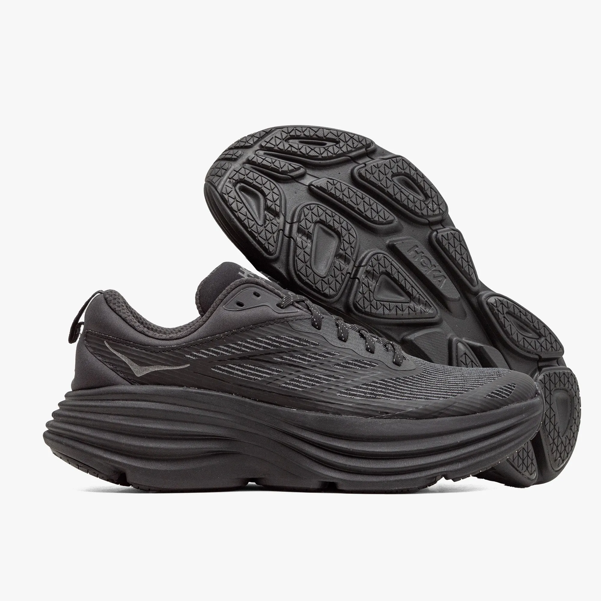 Hoka Bondi 8 TS Caged / Black / Black