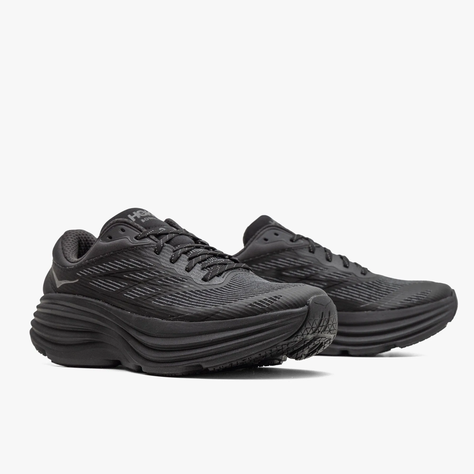 Hoka Bondi 8 TS Caged / Black / Black