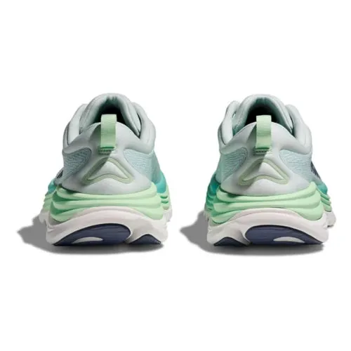 Hoka Women's Gaviota 5 Running Sneaker in Snow Melt/Cielo Blue