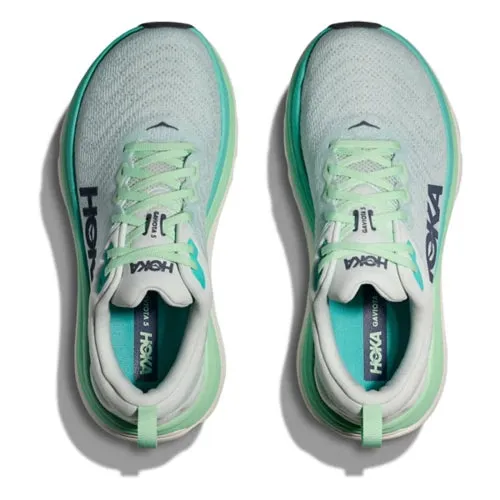 Hoka Women's Gaviota 5 Running Sneaker in Snow Melt/Cielo Blue