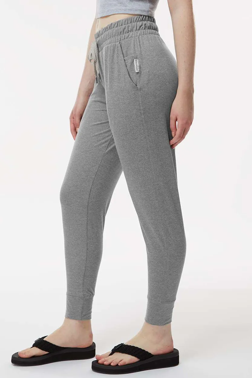 Holloway Womens Eco Revive Ventura Moisture Wicking Jogger Sweatpants w/ Pockets - Heather Grey