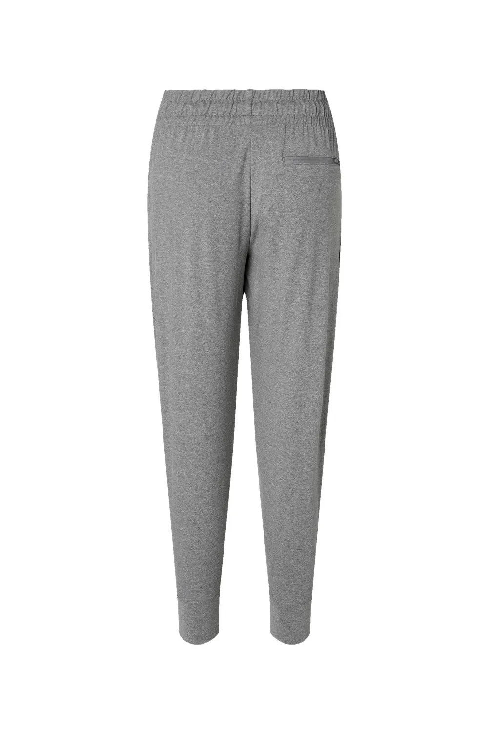Holloway Womens Eco Revive Ventura Moisture Wicking Jogger Sweatpants w/ Pockets - Heather Grey