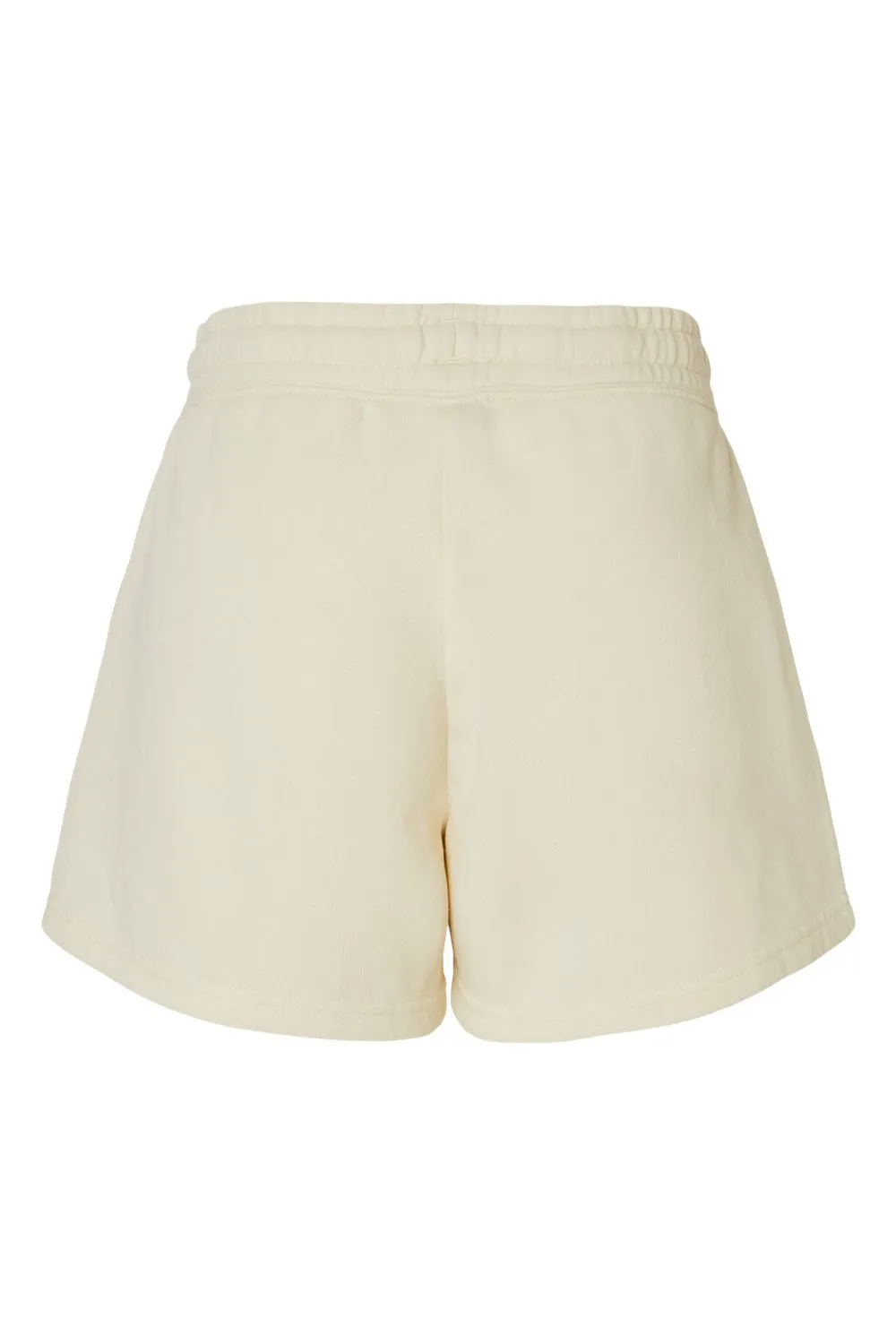 Independent Trading Company Womens California Wave Wash Fleece Shorts w/ Pockets - Bone