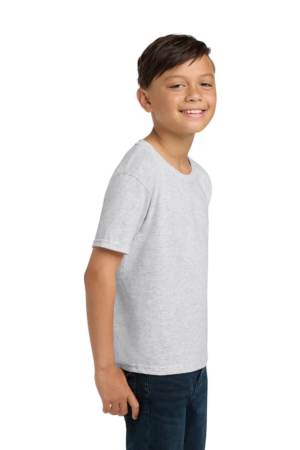 Jerzees Youth Dri-Power Moisture Wicking Short Sleeve Crewneck T-Shirt - Ash Grey