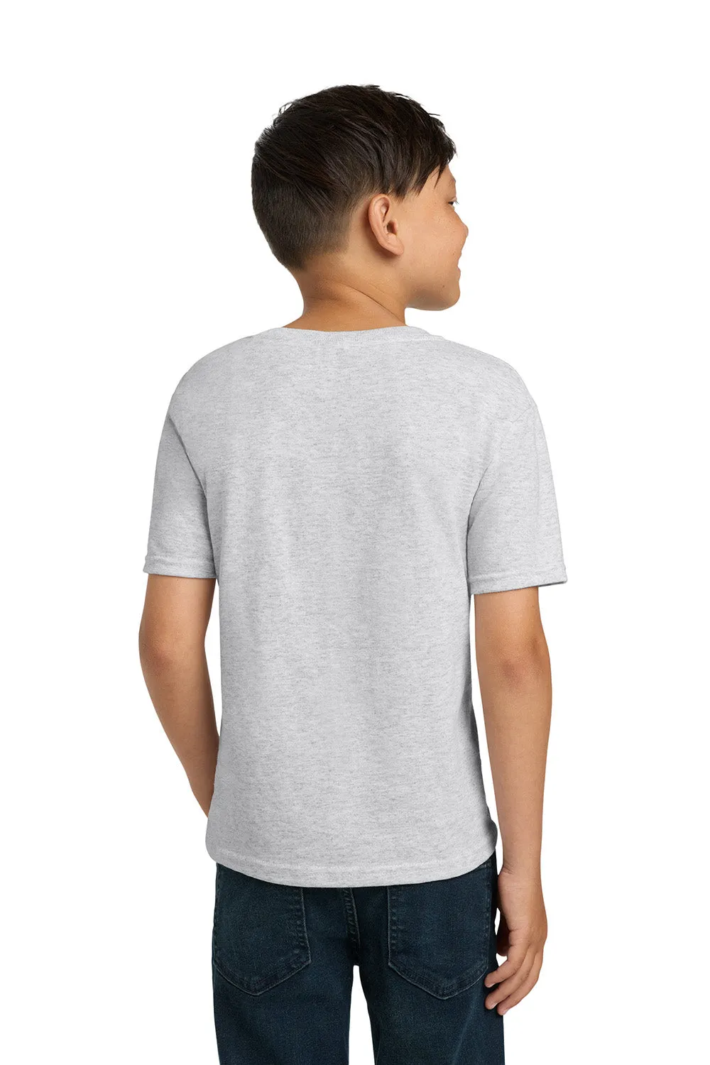 Jerzees Youth Dri-Power Moisture Wicking Short Sleeve Crewneck T-Shirt - Ash Grey