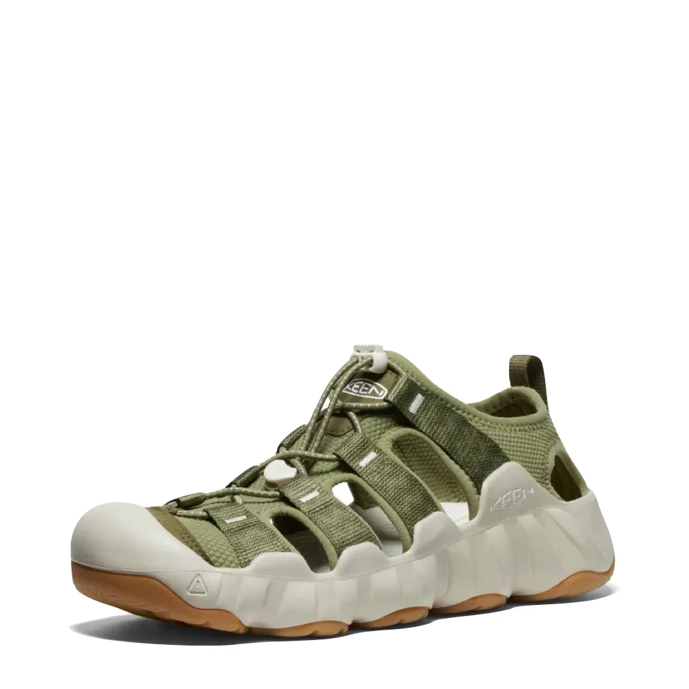 KEEN Men's Hyperport H2 Sandal in Martini Olive/Plaza Taupe
