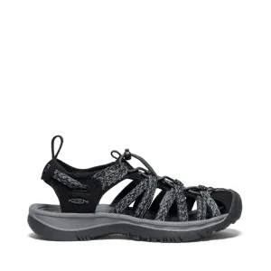 KEEN Women's Whisper Sandal in Black/Steel Grey