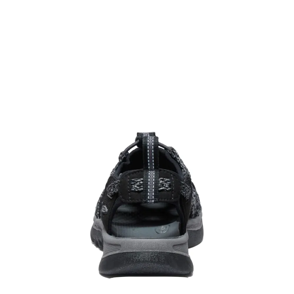 KEEN Women's Whisper Sandal in Black/Steel Grey