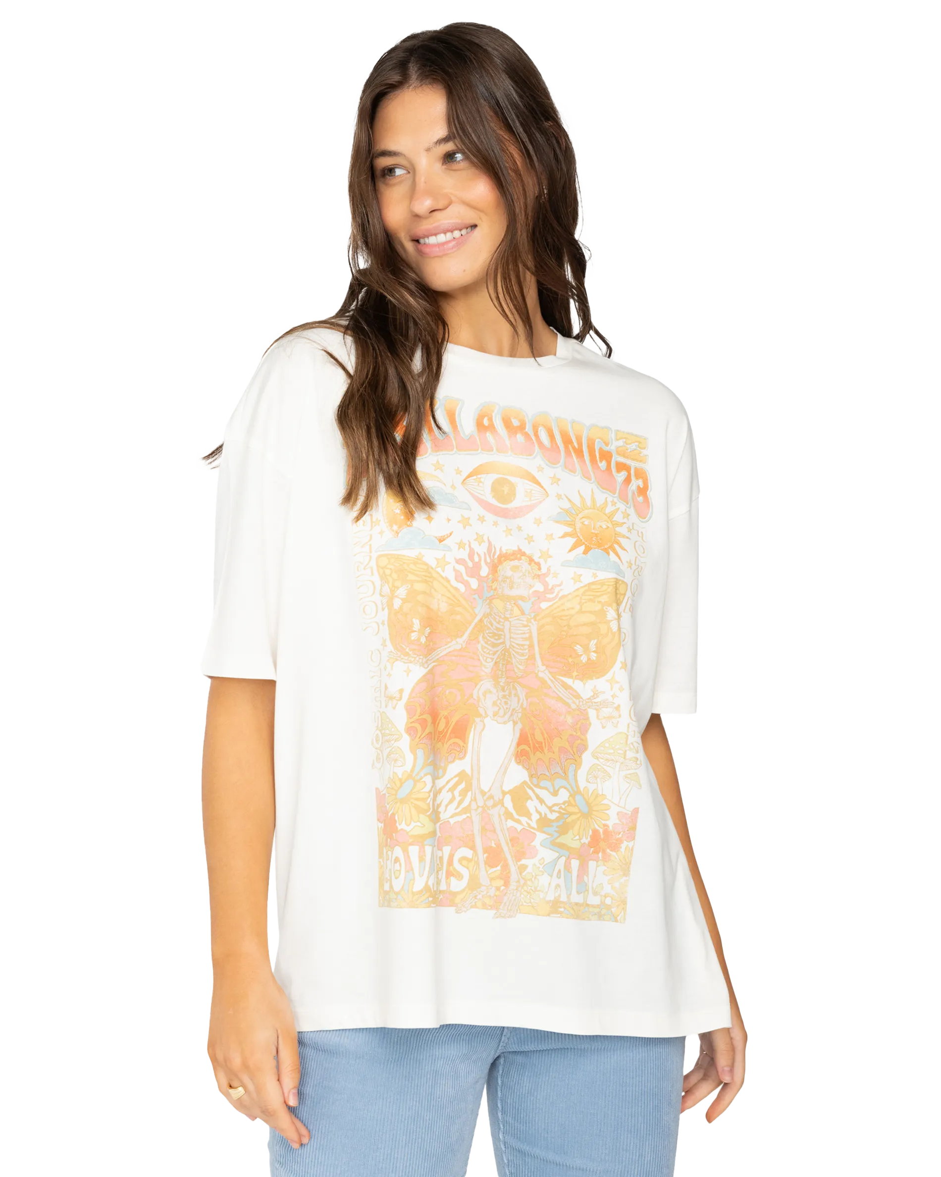 Love Is All T-Shirt in Salt Crystal