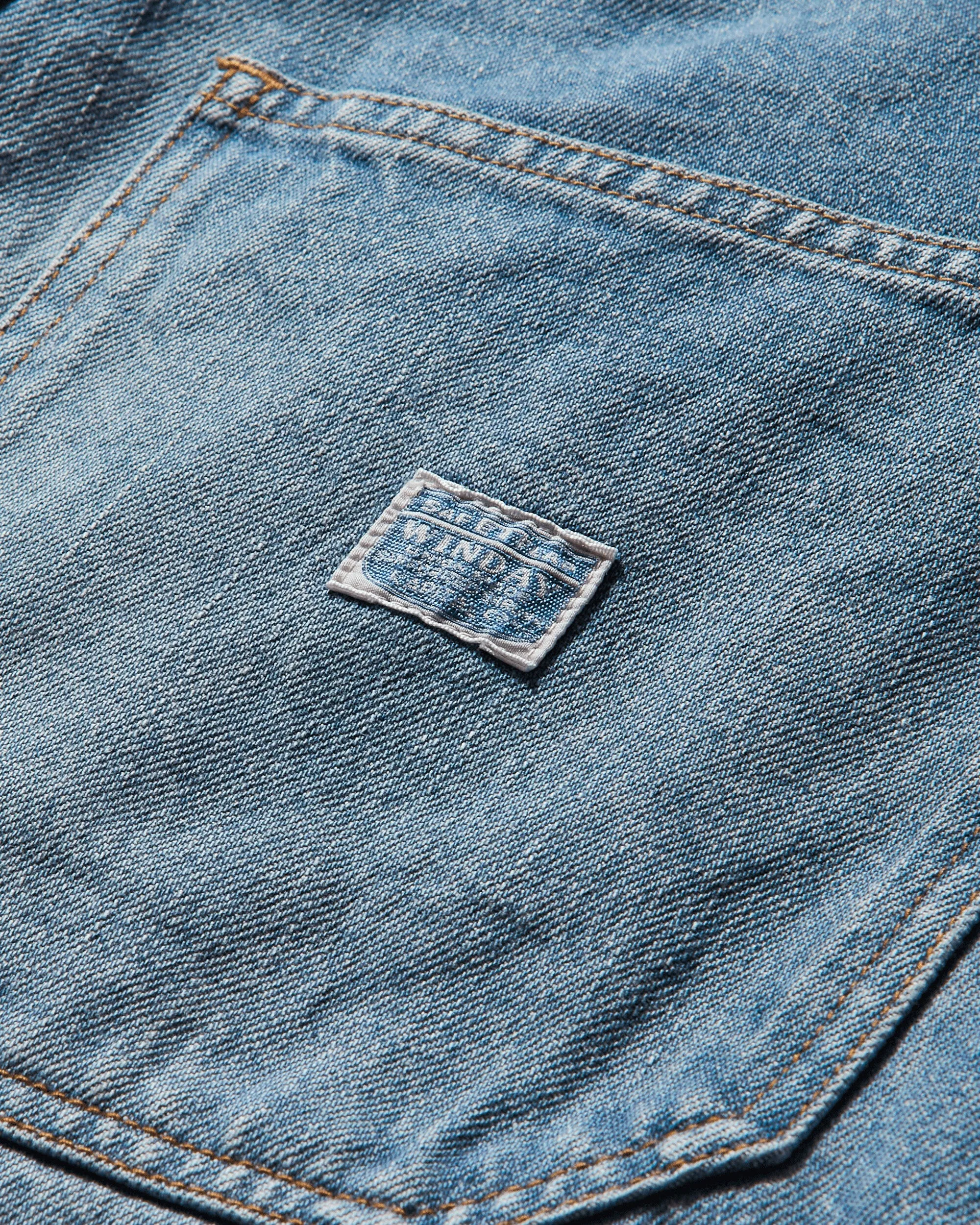 Men's 14oz Denim Shorts (Studs Remake) Blue