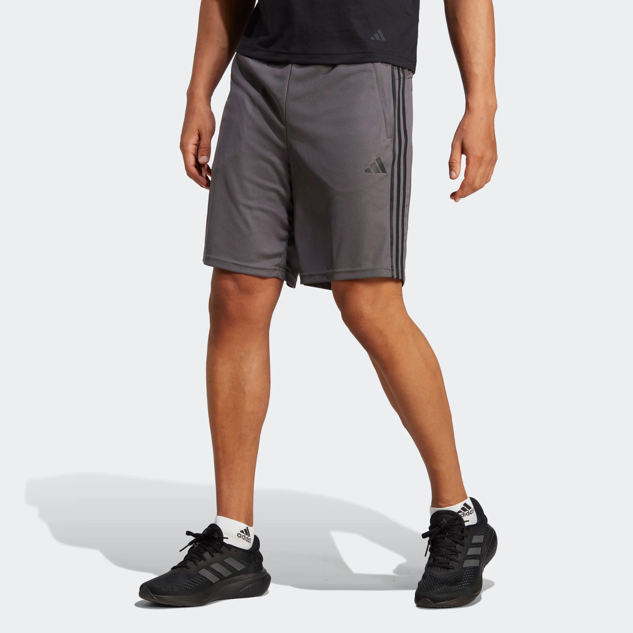 Men's adidas Train Essentials Piqué 3-Stripes Training Shorts