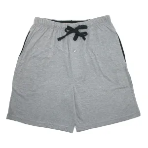 Mens Big & Tall Jersey Knit Cotton Button Fly Pajama Sleep Shorts