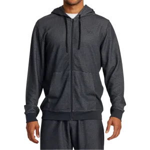 Men's Cable Waffle Zip Hood
