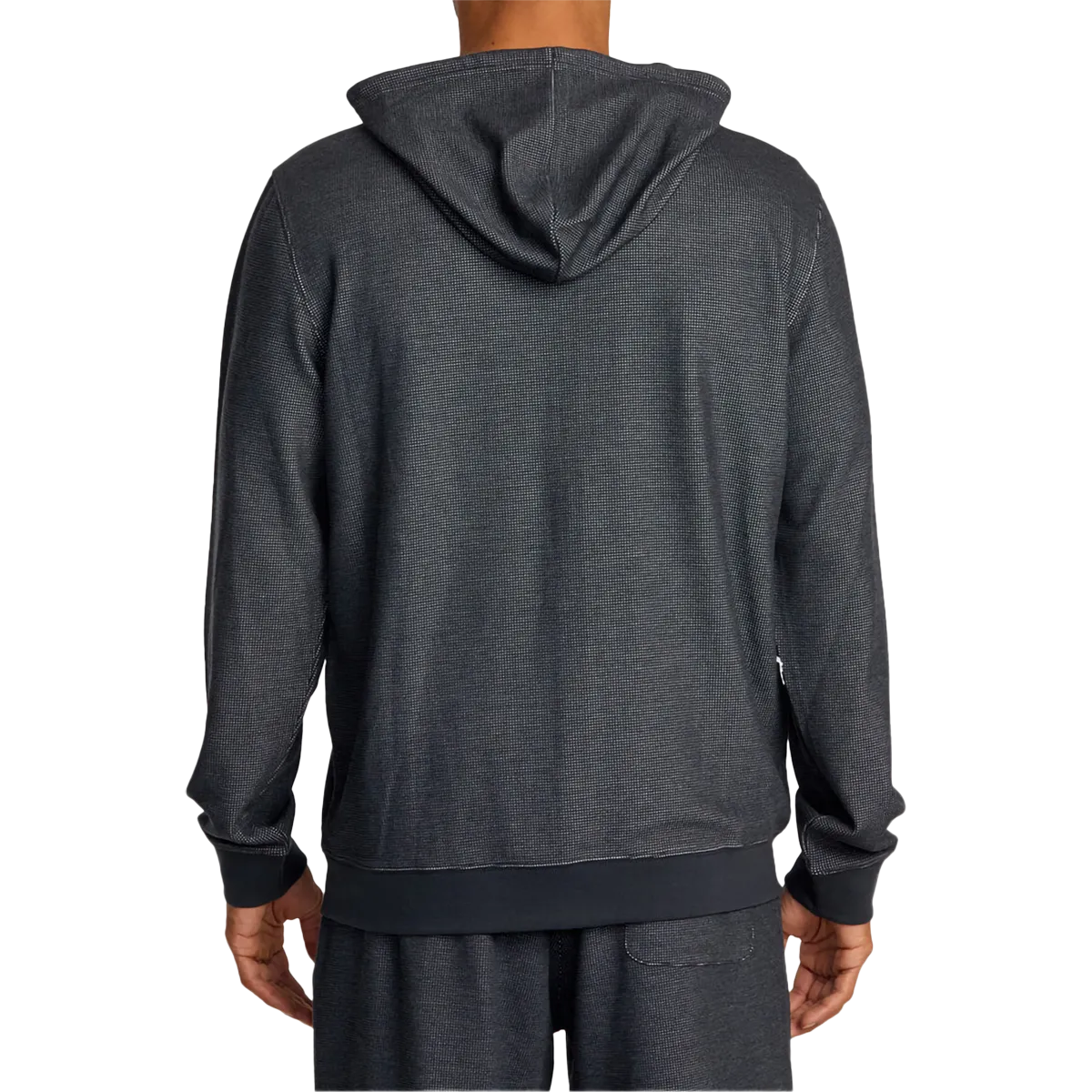 Men's Cable Waffle Zip Hood