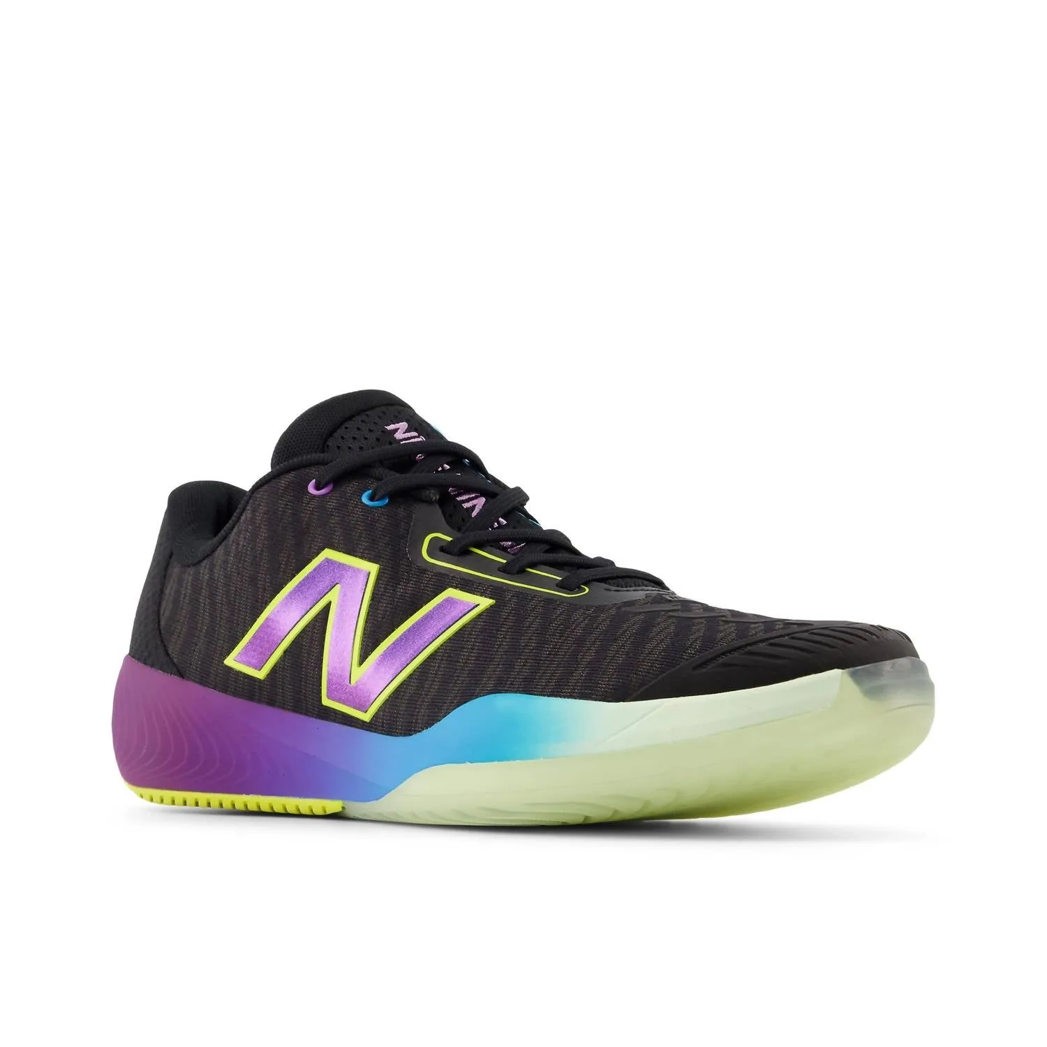 Men's Fuel Cell 996V5 Running Shoes In Black/purple