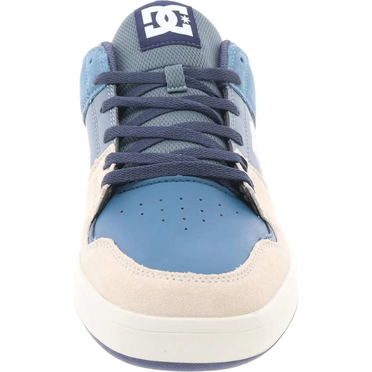 Mens Leather Lace-Up Skate Shoes