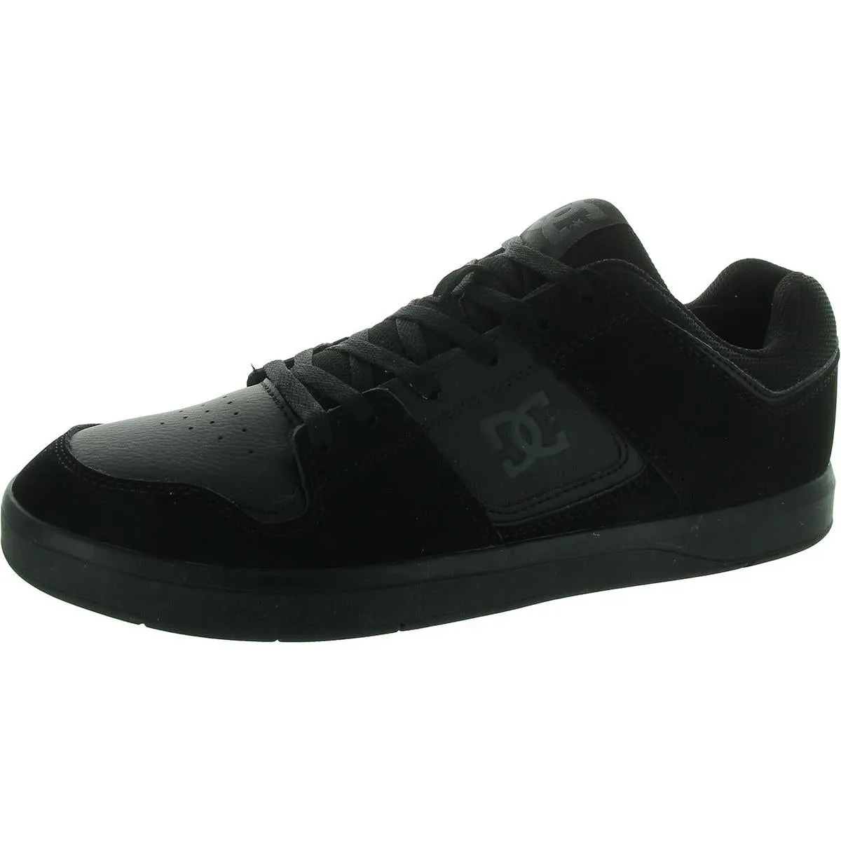 Mens Leather Lace-Up Skate Shoes