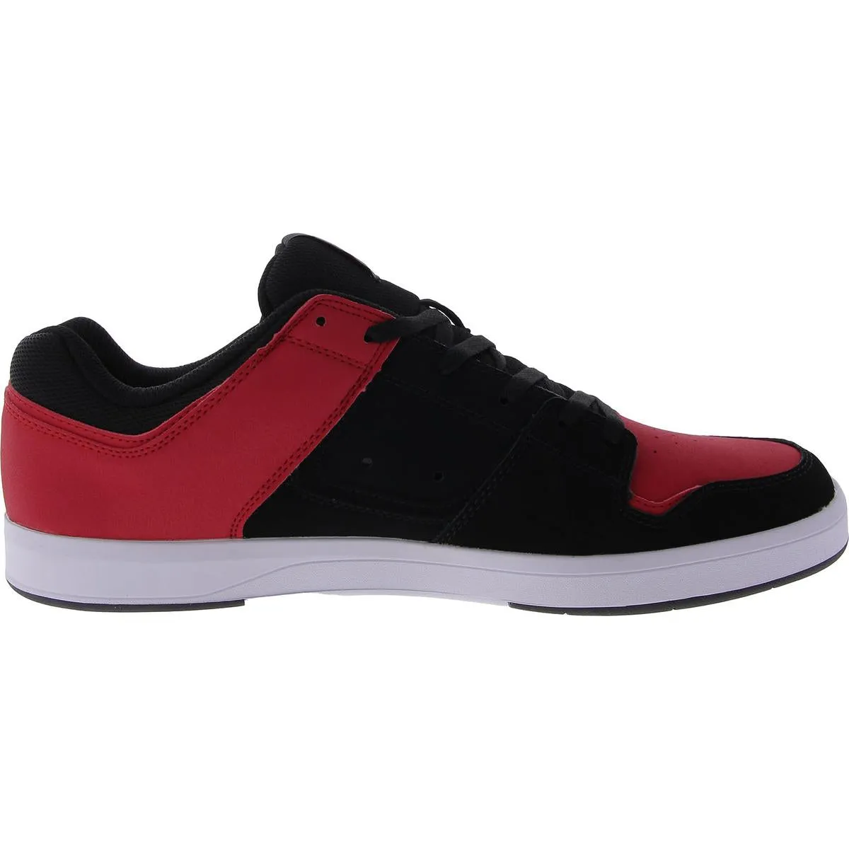 Mens Leather Lace-Up Skate Shoes