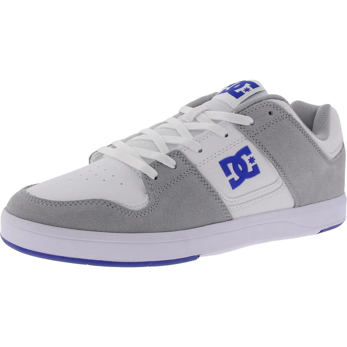 Mens Leather Lace-Up Skate Shoes