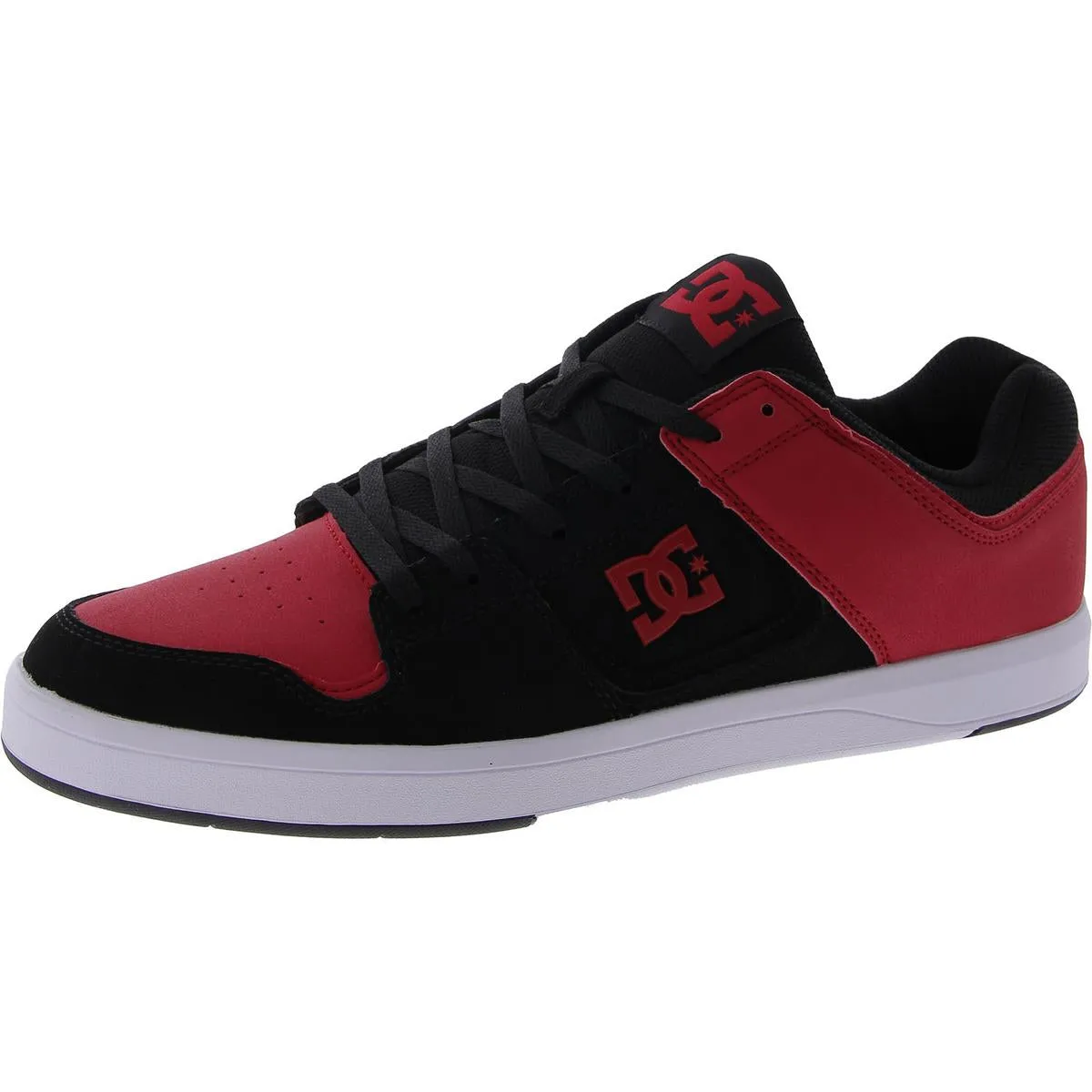 Mens Leather Lace-Up Skate Shoes