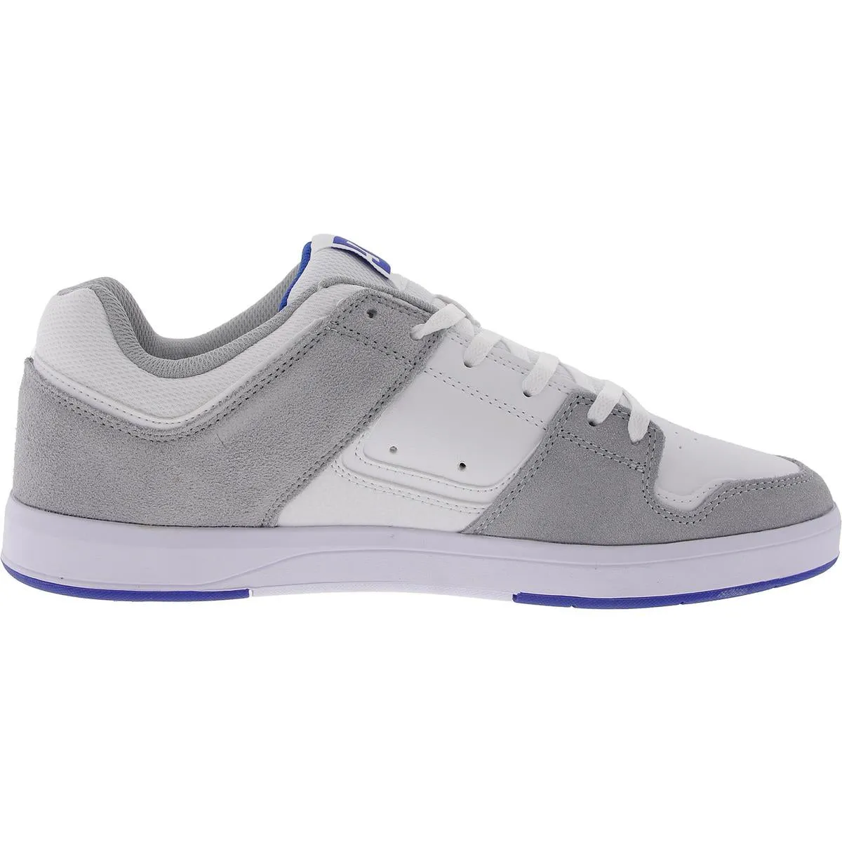 Mens Leather Lace-Up Skate Shoes