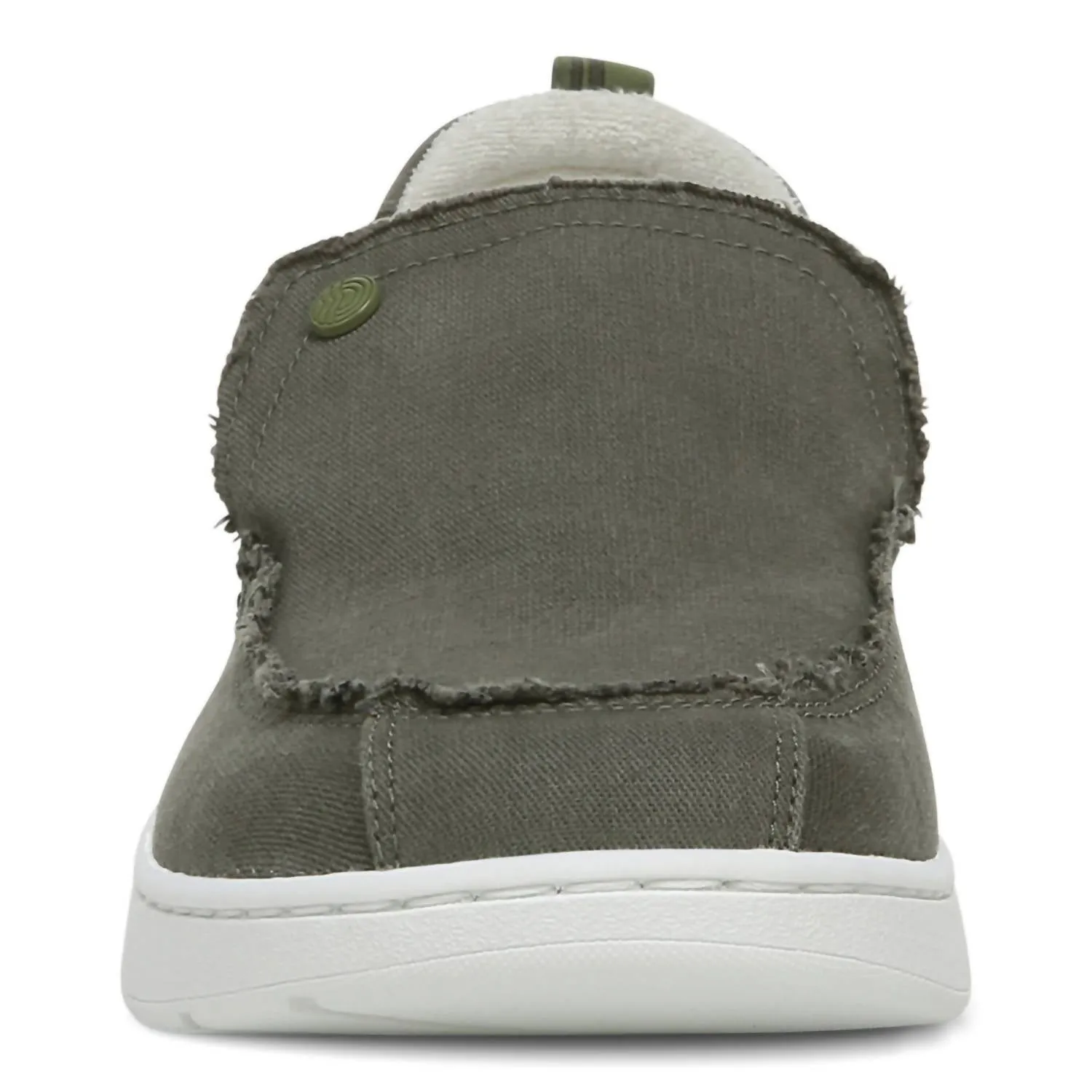 Men's Seaview Canvas Slip-On Shoes In Olive