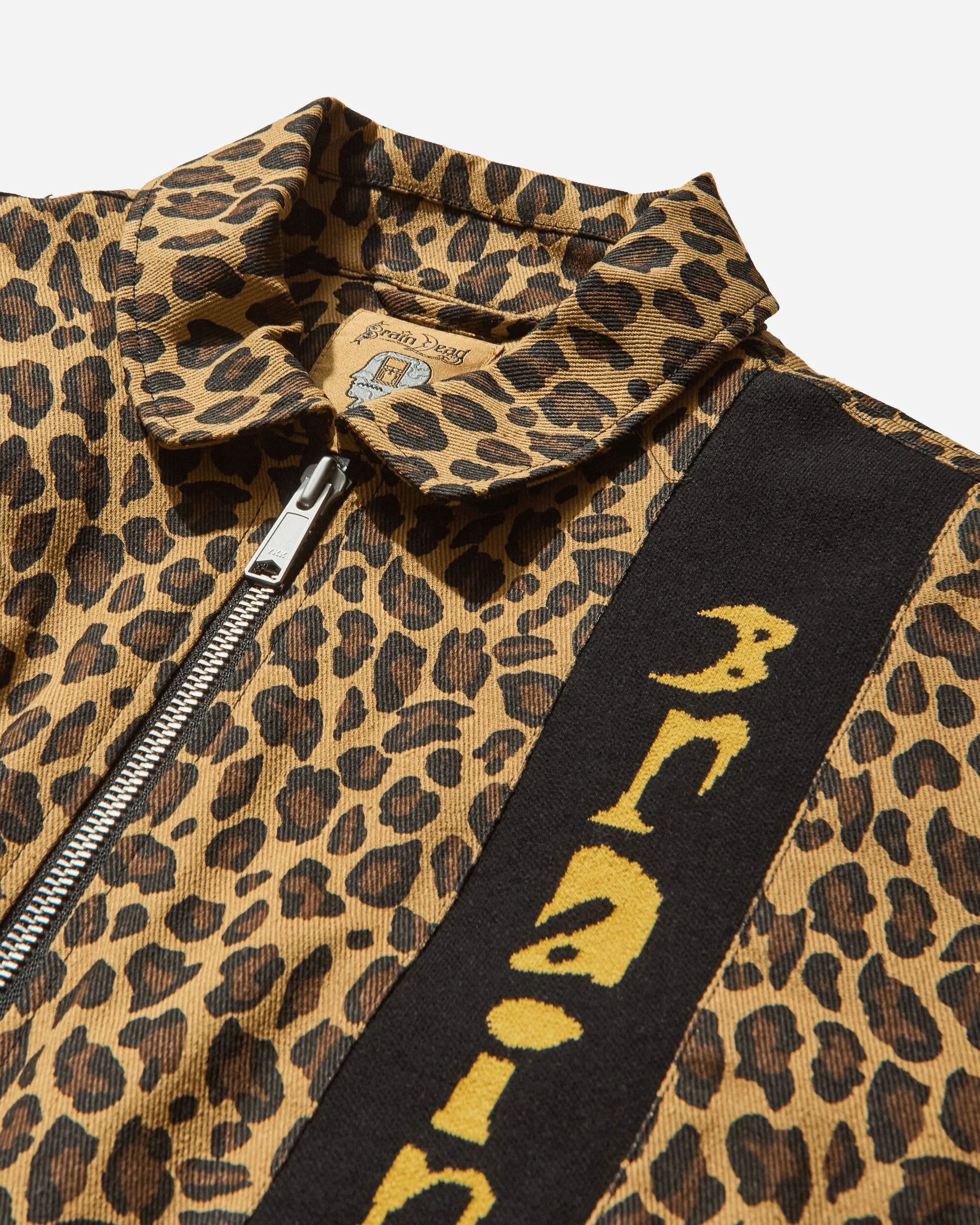 Men's Twill Flight Jacket Leopard