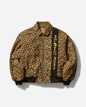 Men's Twill Flight Jacket Leopard