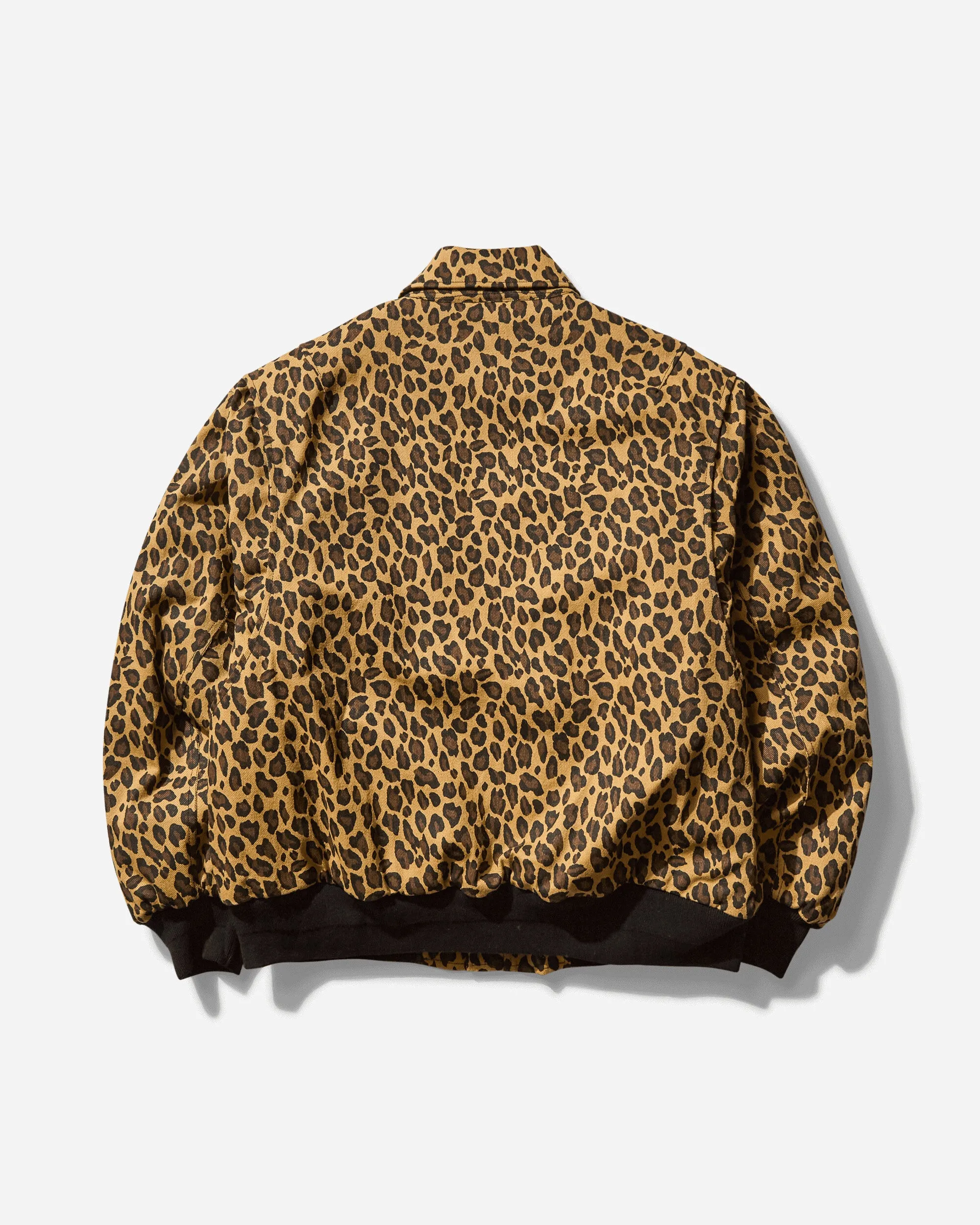 Men's Twill Flight Jacket Leopard