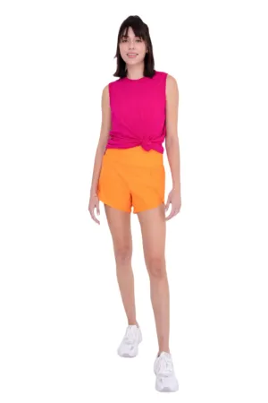 Mono B  Highwaist Athleisure Split Shorts AP-B0135 and Plus