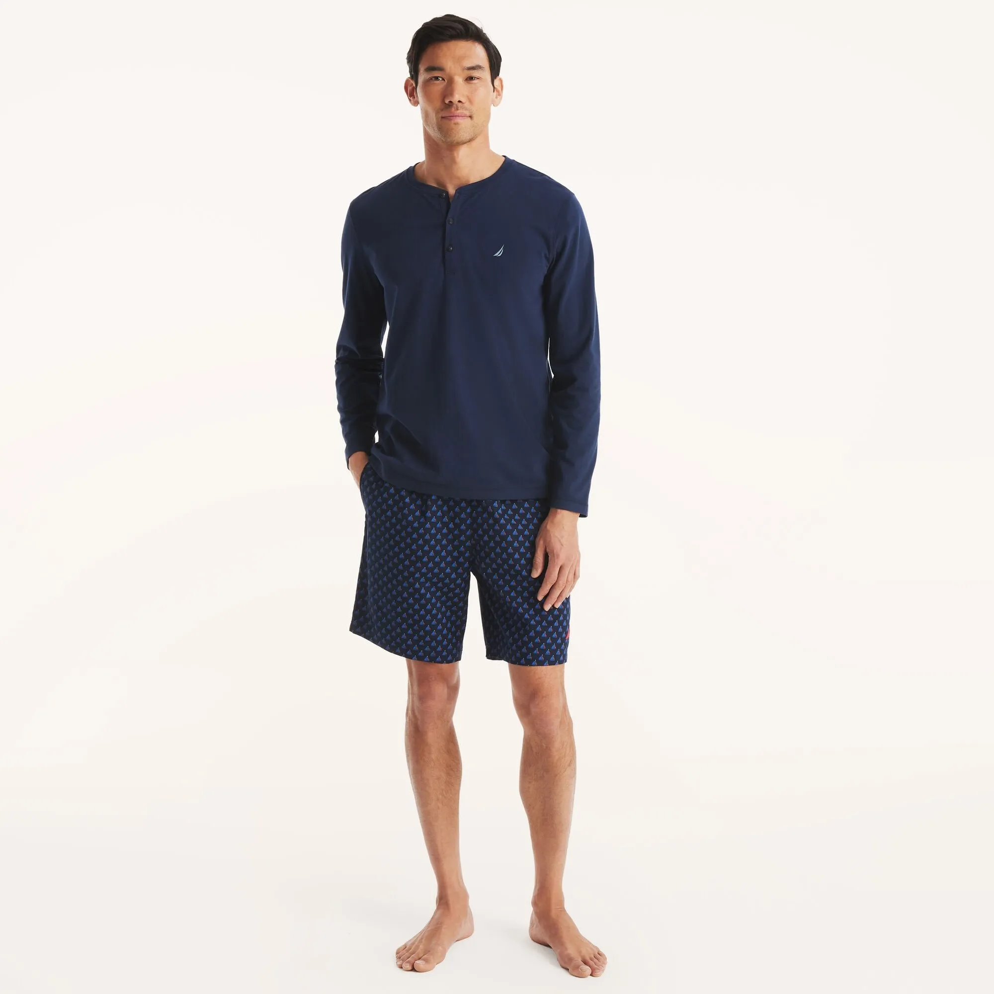 Nautica Mens Printed Sleep Short