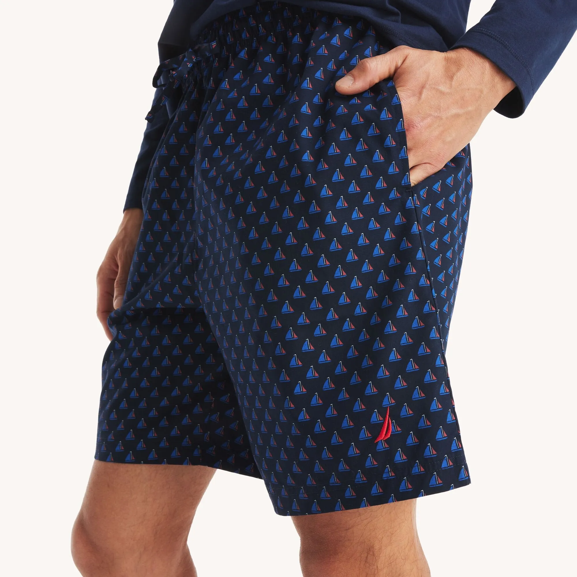 Nautica Mens Printed Sleep Short