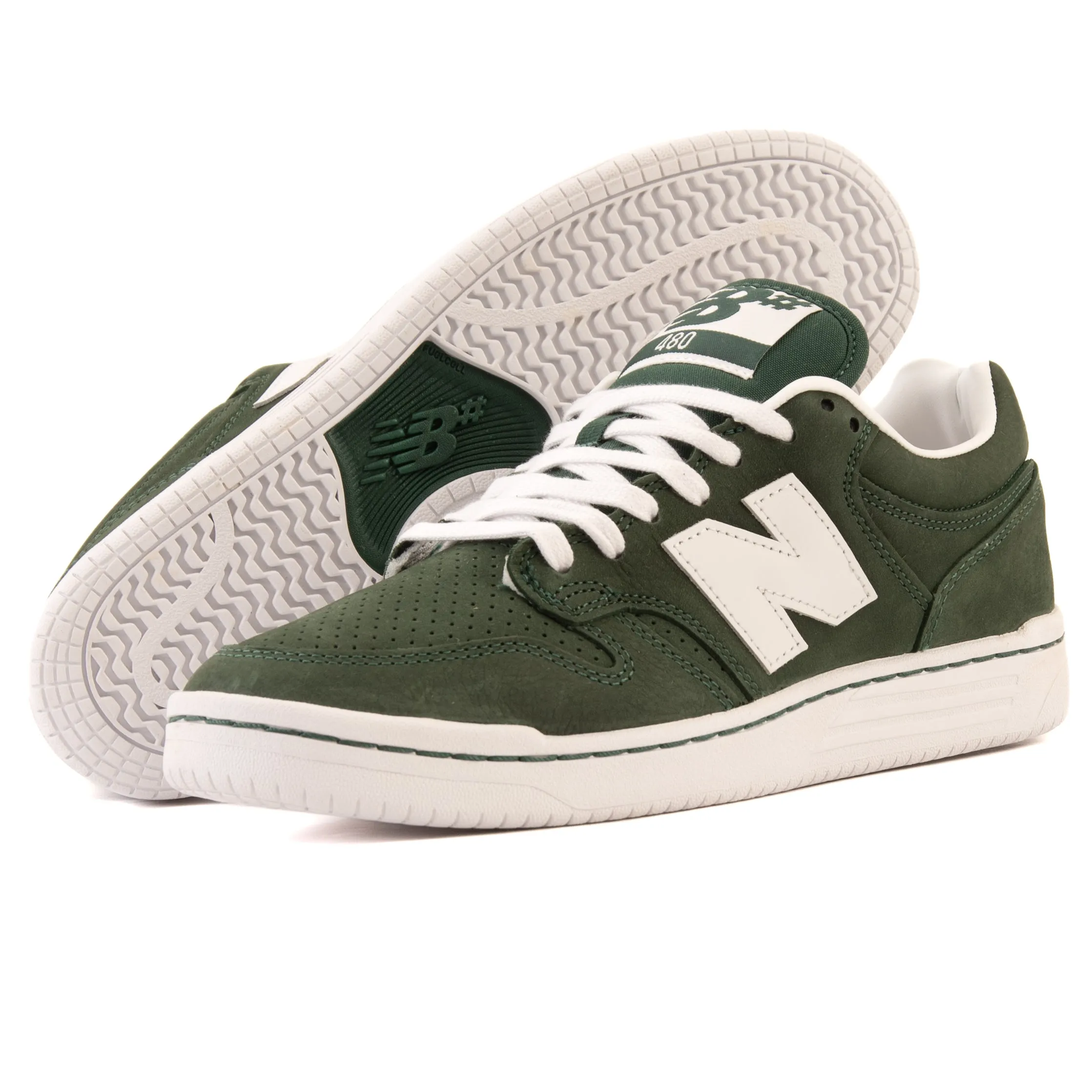New Balance - 480 EST (Green/White) New Balance Shoes