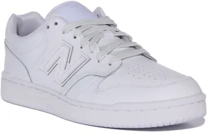 New Balance BB 480 L3W In White Shoes New Balance