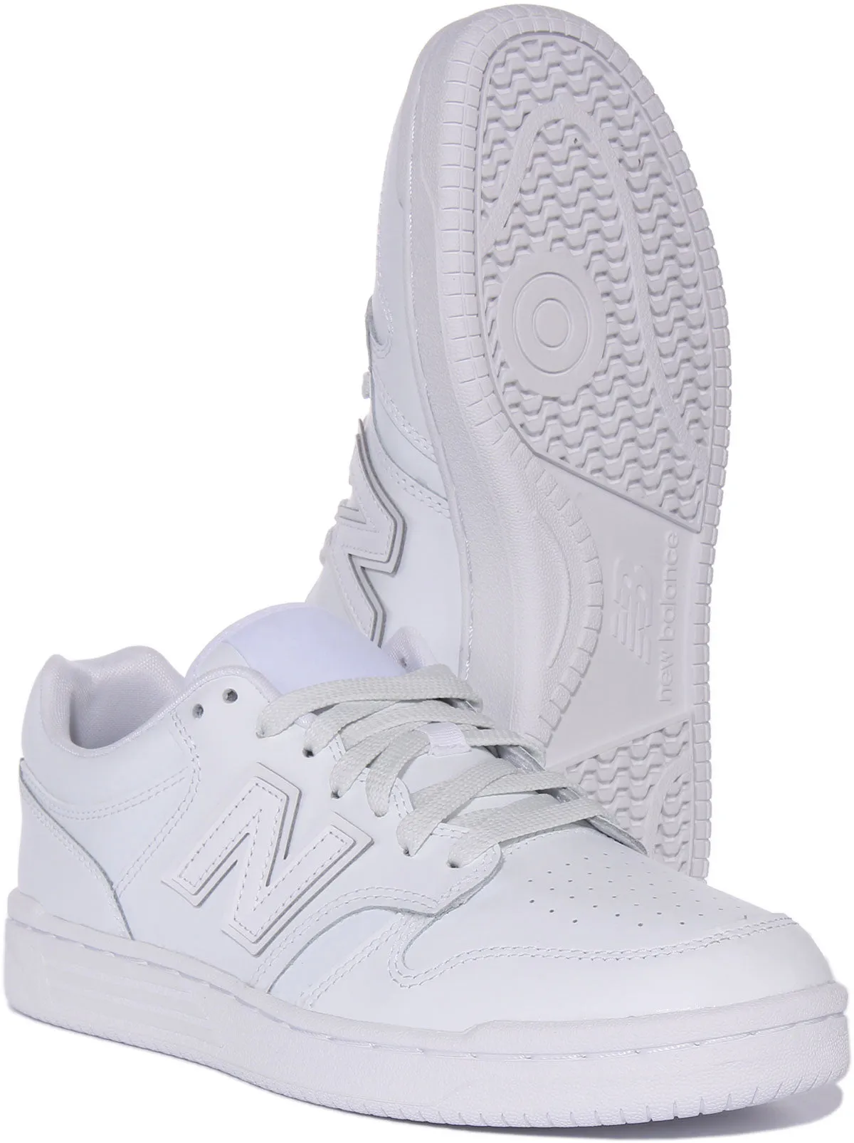 New Balance BB 480 L3W In White Shoes New Balance