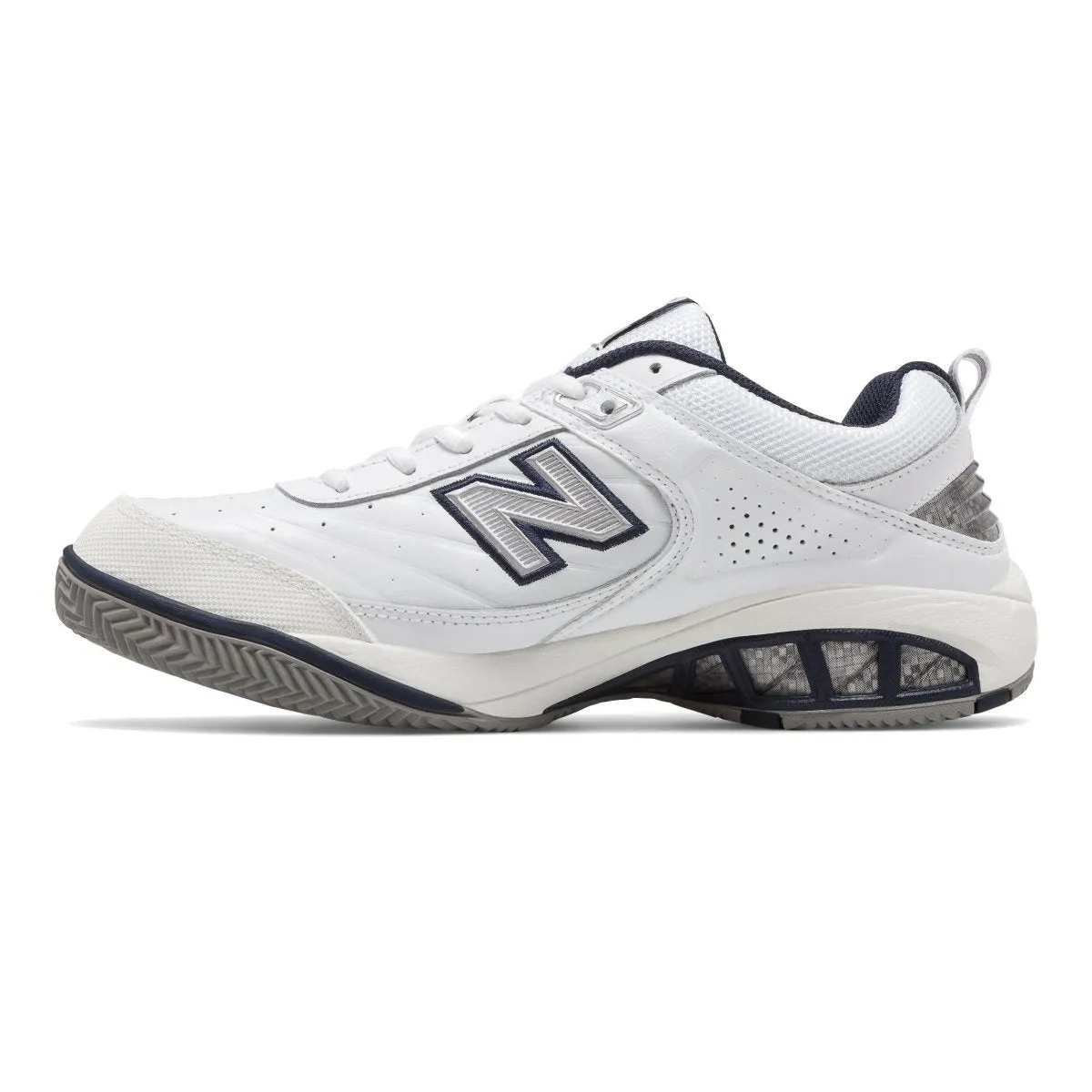 New Balance Men's MC806W White/Navy New Balance Shoes