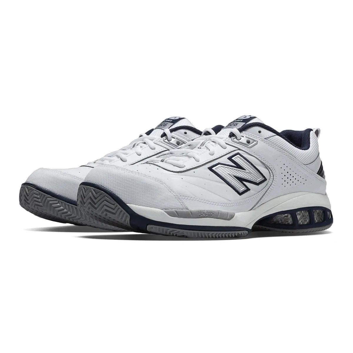 New Balance Men's MC806W White/Navy New Balance Shoes