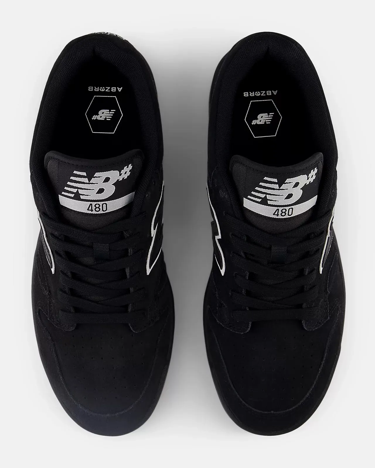 New Balance Sneakers Numeric 480 Shoes in Black & Black