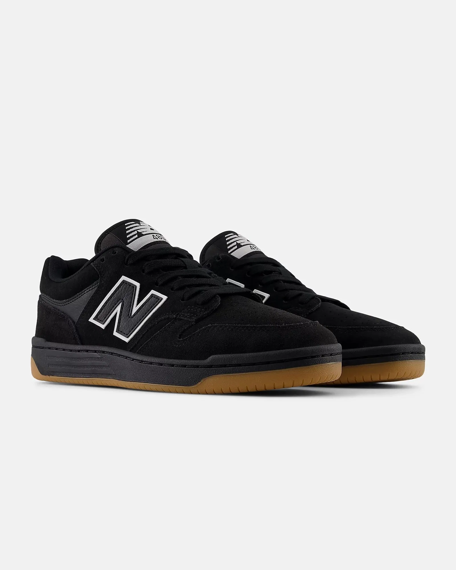 New Balance Sneakers Numeric 480 Shoes in Black & Black