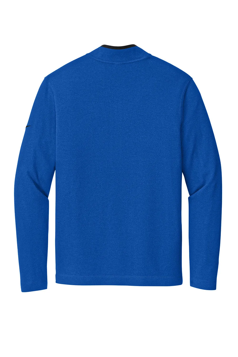 Nike Mens Textured 1/4 Zip Sweatshirt - Gym Blue