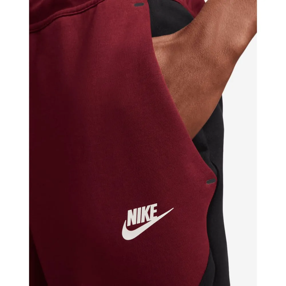 Nike NSW Tech Fleece Joggers Black/Dark Beetroot-Phantom  CU4495-018 Men's