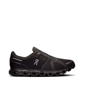 On Men's Cloud 6 Sneaker in Black/Black