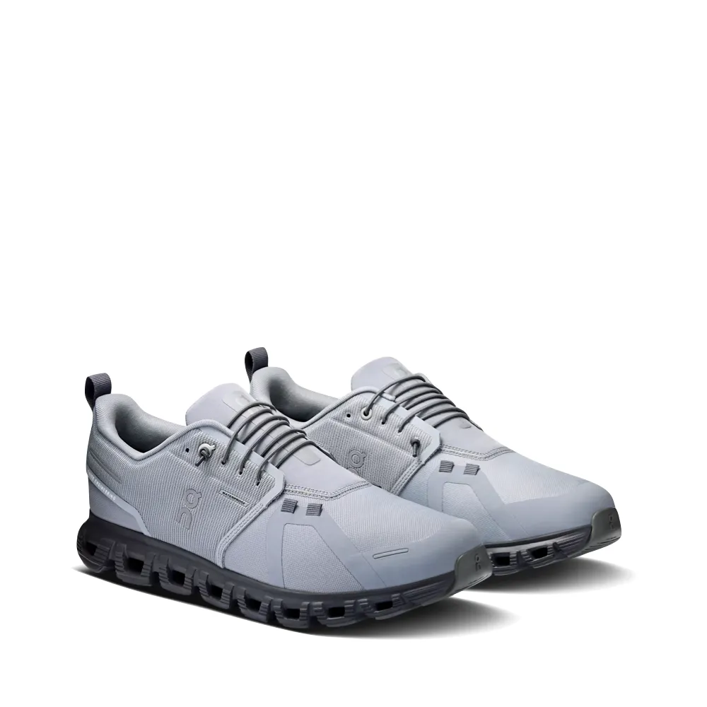 On Men's Cloud 6 Waterproof Sneaker in Alloy/Wolf